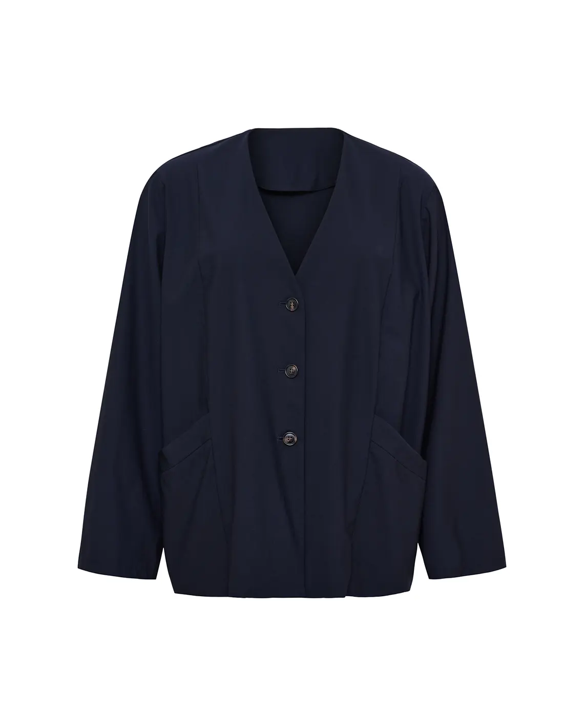 Anne-mi_Hazy_Ls_Blazer_Dark_Navy_LittleColumbine Anne-mi_Hazy_Ls_Blazer_Dark_Navy_LittleColumbine