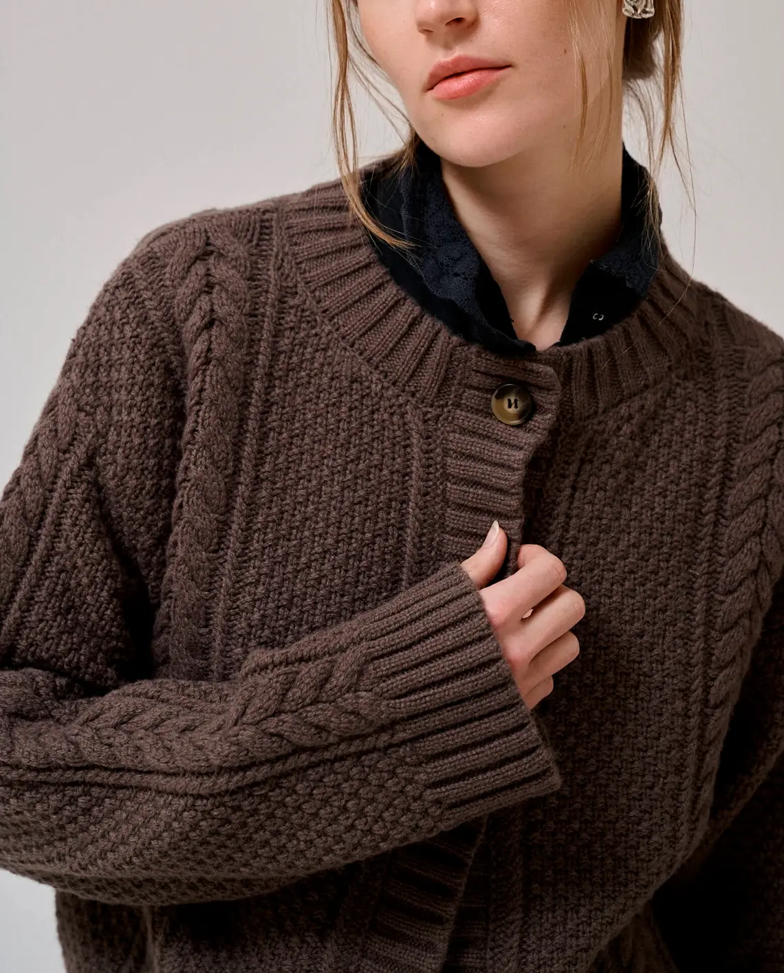 Anne-mi_Heather_Ls_Knit_Cardigan_Dark_Dun_Look_LittleColumbine