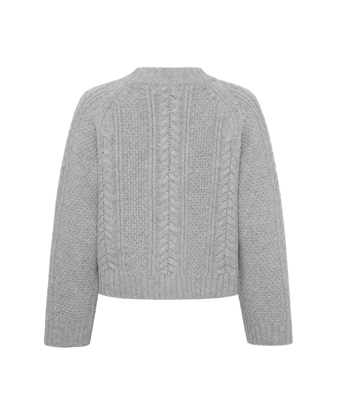 Anne-mi_Heather_Ls_Knit_Jumper_Light_Grey_Melange_Back_LittleColumbine