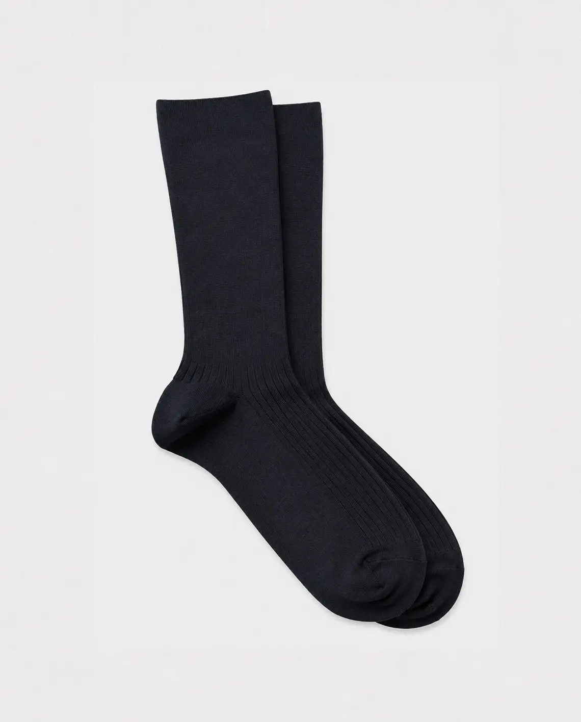 MrsHosiery_Merino_Solid_Sock_DarkBlue_LittleColumbine