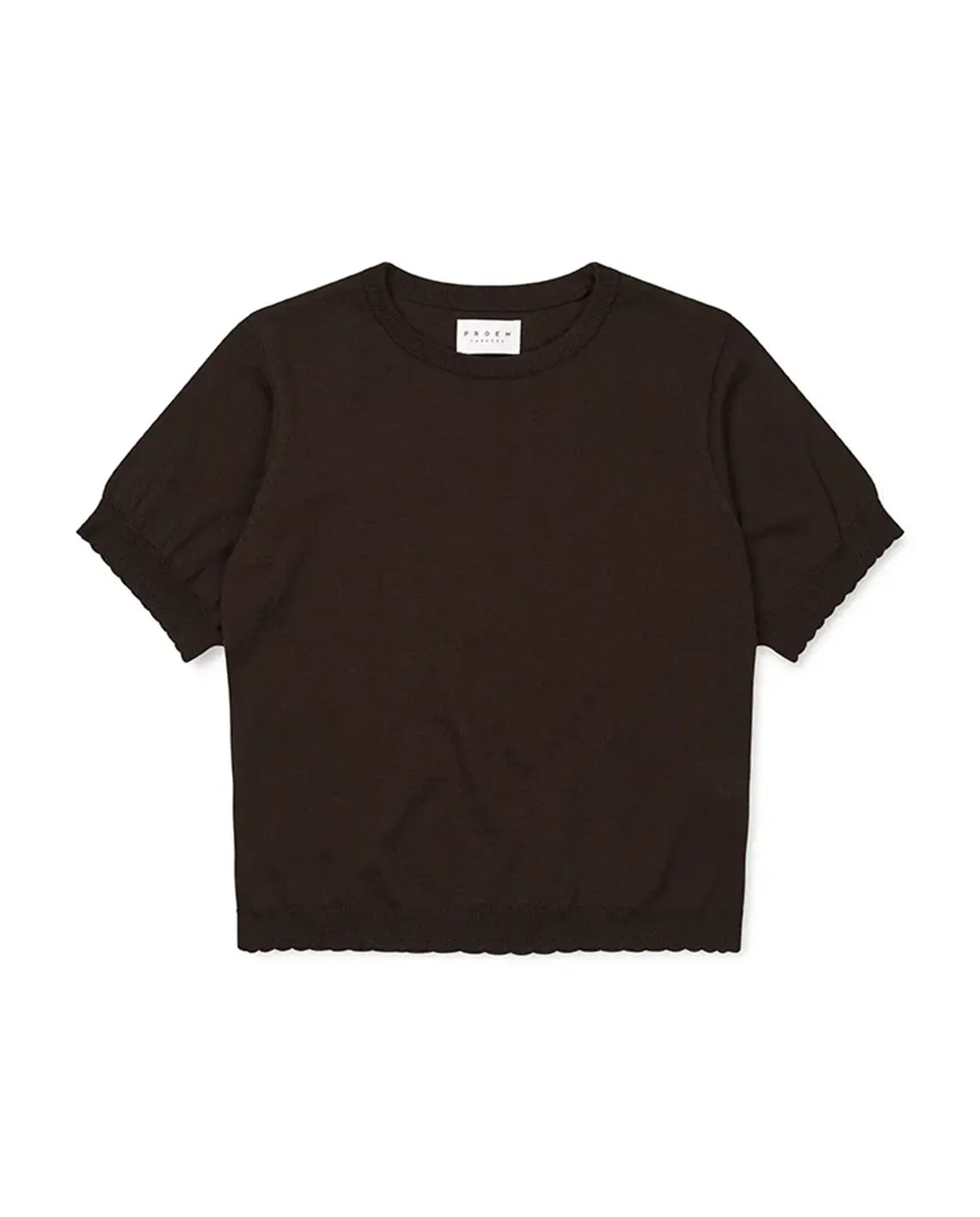 ProemParades_Anna_Wool_SS_Tee_Espresso_LittleColumbine ProemParades_Anna_Wool_SS_Tee_Espresso_LittleColumbine