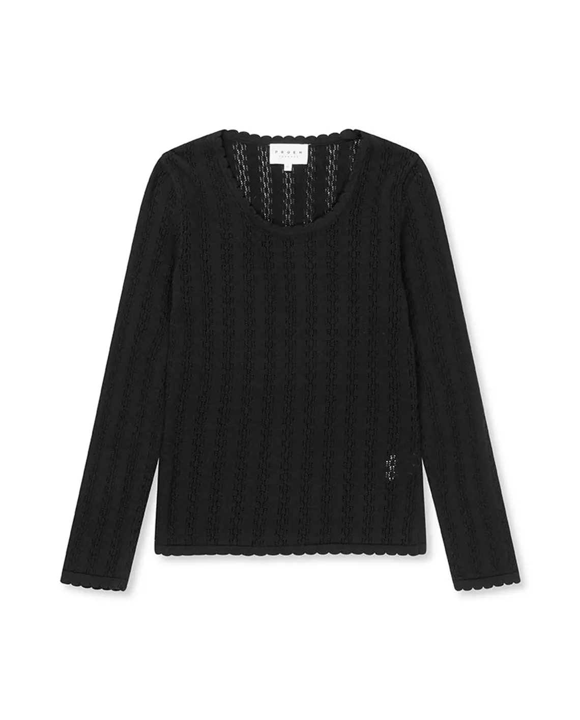 ProemParades_Nellie_Black_Ls_Blouse_LittleColumbine ProemParades_Nellie_Black_Ls_Blouse_LittleColumbine