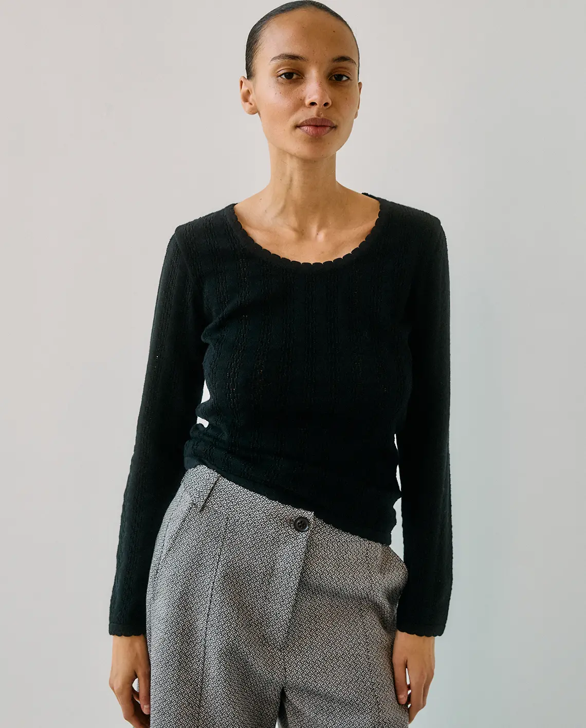 ProemParades_Nellie_Black_Ls_Blouse_Look_LittleColumbine ProemParades_Nellie_Black_Ls_Blouse_Look_LittleColumbine