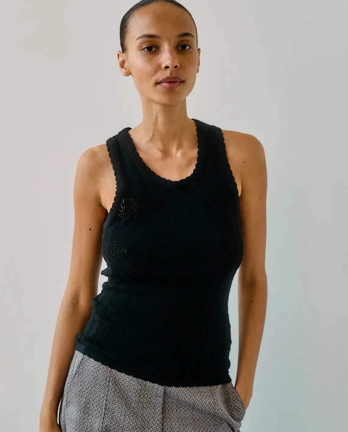 ProemParades_Nellie_Black_Tank_Top_Model_LittleColumbine ProemParades_Nellie_Black_Tank_Top_Model_LittleColumbine