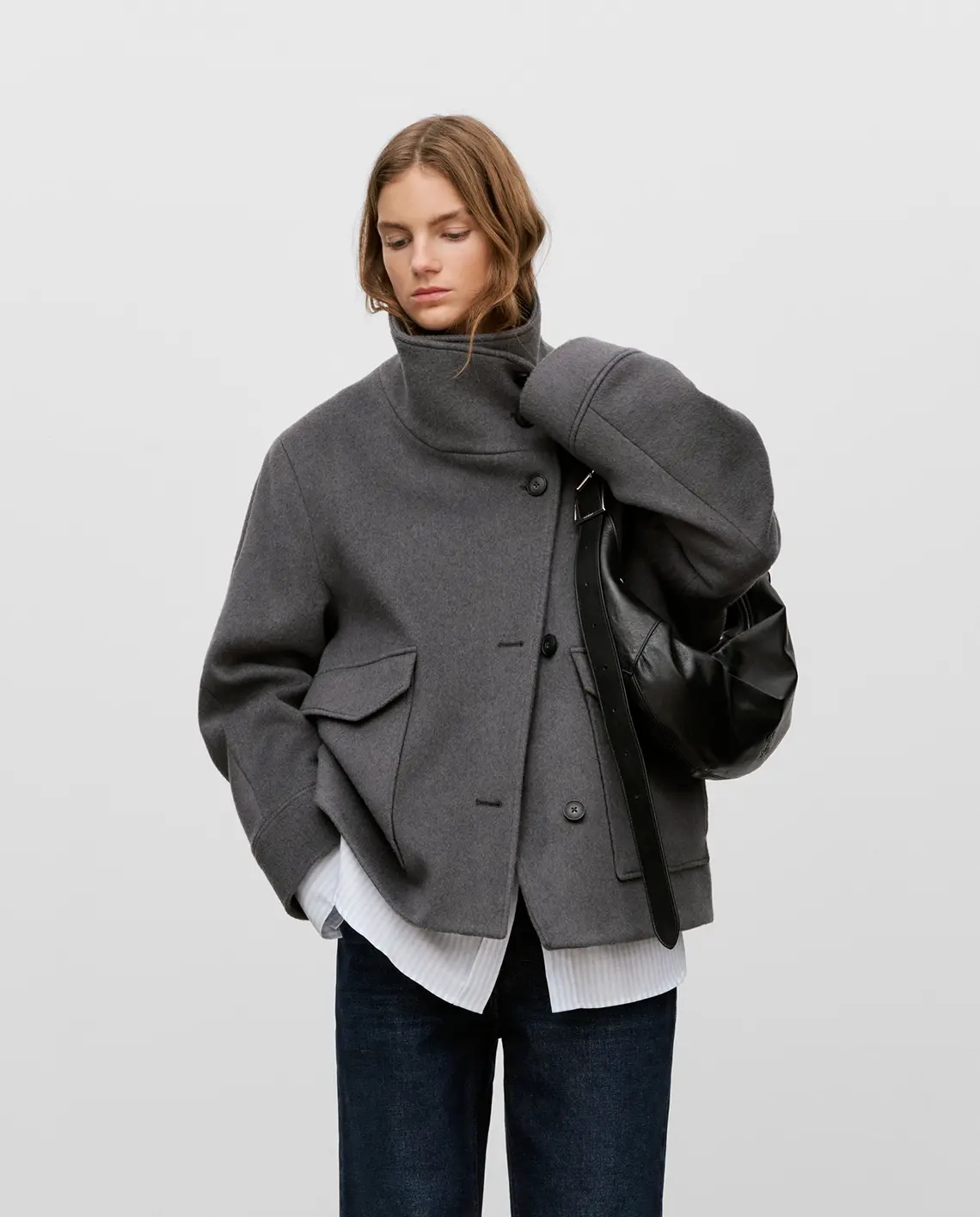 Closed_Wool_Jacket_C97240_DarkGreyMelange_Campaign_LittleColumbine