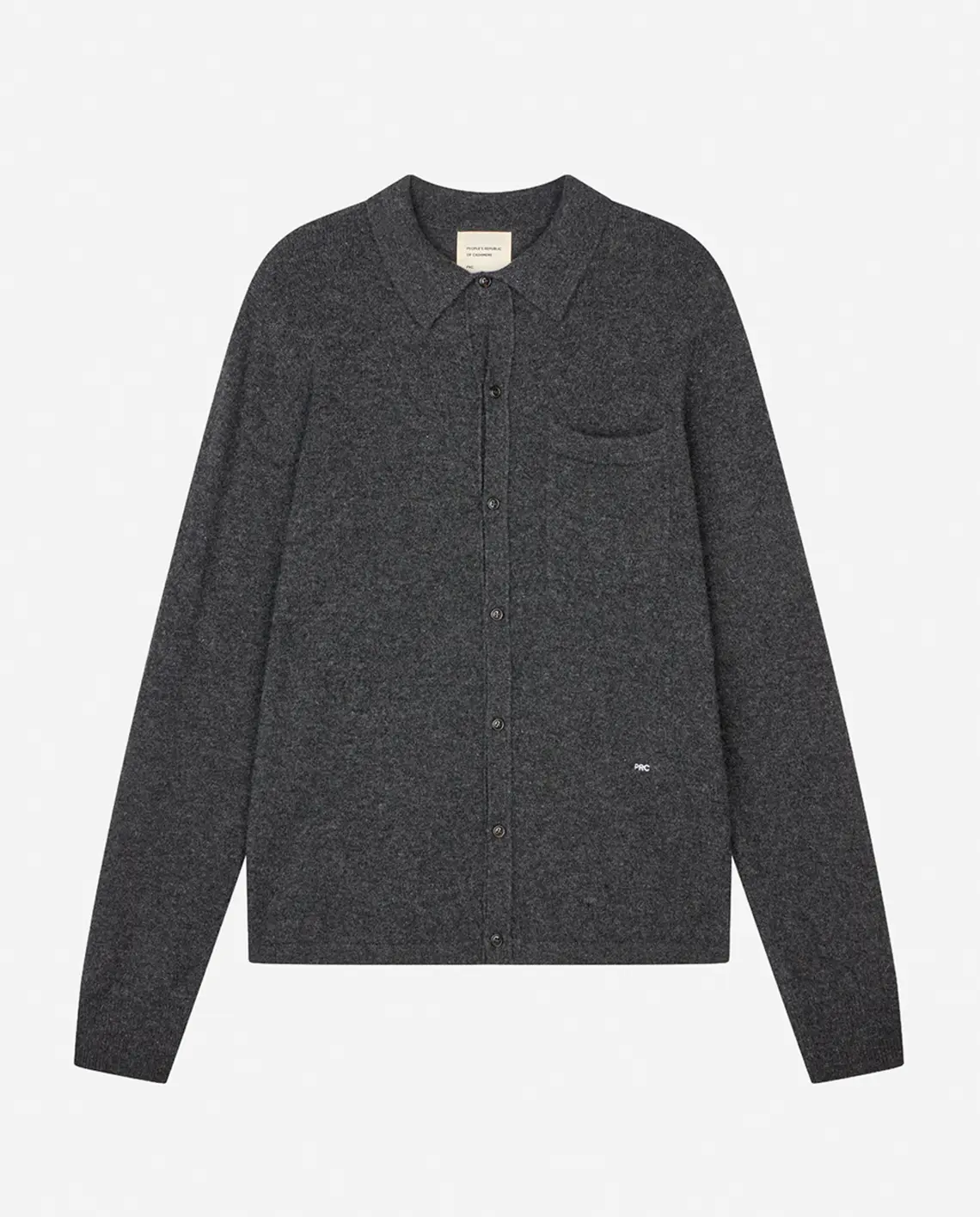 PeoplesRepublicOfCashmere_OriginalButtonDownPolo_DarkGrey_LittleColumbine