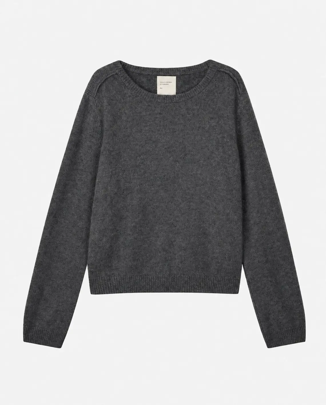 PeoplesRepublicOfCashmere_PremiumPatchedRoundneck_DarkGrey_LittleColumbine